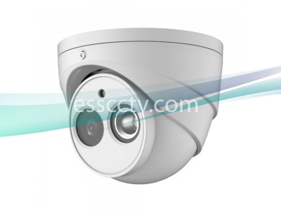Eyemax 4MP H.265+ IR Network Turret Camera with 2.8mm Lens / True WDR / IVS / Built-in Microphone
